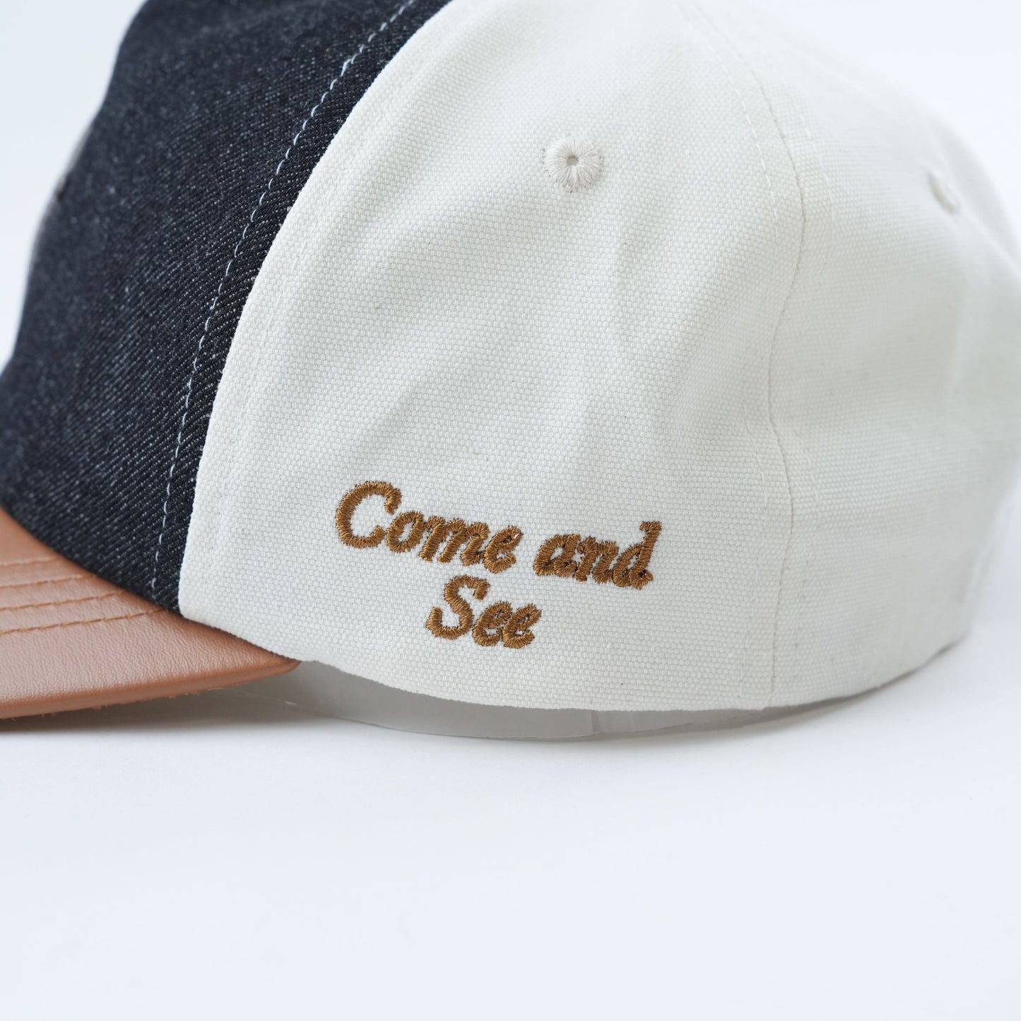 Come And See Embroidered Hat